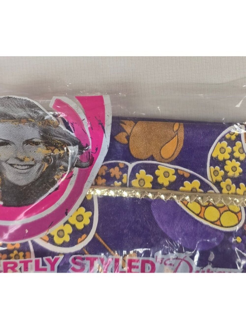 VTG 1960s Retro Hippie Make Up Bag & Sunglass Case Bright Floral Duray New York - Picture 3 of 11
